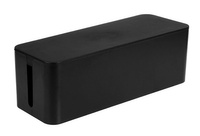 Organizer na kable i listwę zasilającą – pojemnik ochronny czarny