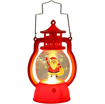 Świąteczny lampion LED – ozdoba, która rozświetli Twoje Boże Narodzenie czerwony DA320 