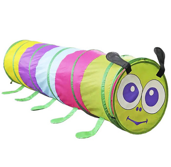 Rozkładany tunel dla dzieci – bezpieczna i kreatywna zabawa, POP-UP gąsienica 175cm