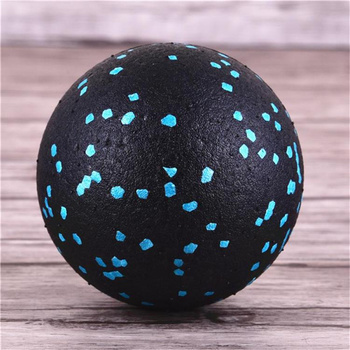 PIŁKA do Masażu Mięśni FITNESS Piłeczka 8cm czarna FT31B 