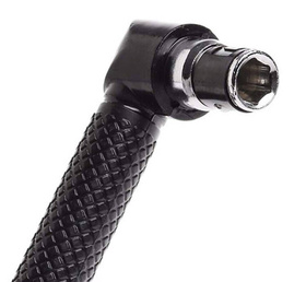 Dwustronny WKRĘTAK Kątowy do Bitów 1/4" czarny NZ9A 