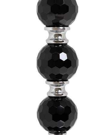 DA191B KOMPLET 3 ŚWIECZNIKÓW CZARNY