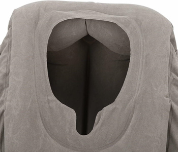 DA413 POMPOWANA PODUSZKA PODRÓŻNA SZARA