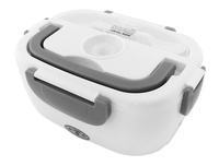 LUNCHBOX Podgrzewany Termos Elektryczny 40W 1,1 litra biało-szary AG479G