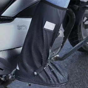 Wodoodporne ochraniacze na buty motocyklowe z odblaskami – rozmiar L (40-42) BQ93A