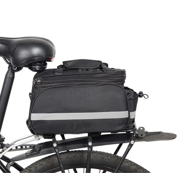 SAKWA Rowerowa Torba na tylny bagażnik rowerowy 32x28cm czarny RW38