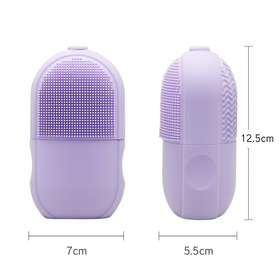 Silikonowy masażer lodowy do twarzy – Ice Roller chłodzący, liftingujący, lawendowy
