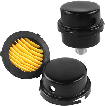 Filtr powietrza do sprężarki – metalowy 3/8" czarny filtr kompresora