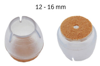 Antypoślizgowe PODKŁADKI pod Meble silikonowe16sztuk 12-16mm AG562F