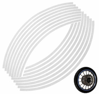 AG555E NAKLEJKI ODBLASKOWE NA KOŁA SILVE