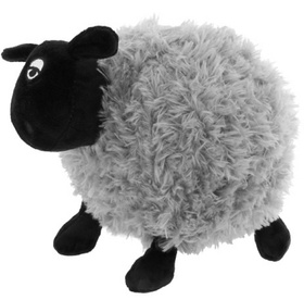 PLUSZOWA MASKOTKA dla Dziecka Baranek 28cm szary BQ38B