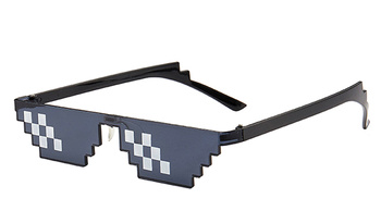 OKULARY Przeciwsłoneczne Thug Life czarne AG417B