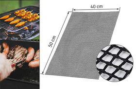 Teflonowa MATA na Grilla Siatka BBQ Wielokrotnego użytku 50x40cm AG666D 