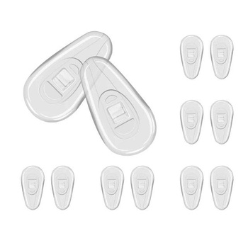 Zestaw do naprawy okularów – śrubki, noski, śrubokręt, pęseta i ściereczka