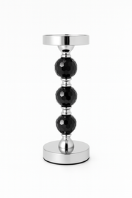 DA191B KOMPLET 3 ŚWIECZNIKÓW CZARNY