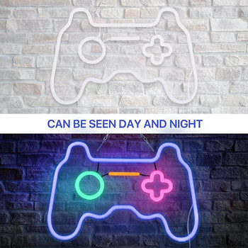 Lampka LED gamepad – podświetlenie pokoju gracza, USB/baterie, 4 kolory