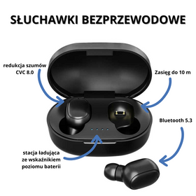 ZS54 SŁUCHAWKI DOUSZNE BEZPRZEWODOWE