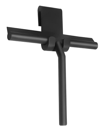 Ściągaczka do kabiny prysznicowej 21 cm – z uchwytem silikonowa czarna