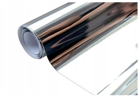 Folia lustrzana samoprzylepna 150×60 cm – efekt lustra weneckiego, ochrona przed słońcem