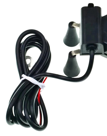 Uniwersalny UCHWYT Motocyklowy na TELEFON port USB 2A czarny AP14A