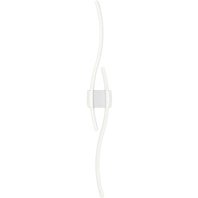 Ozdobny KINKIET LED ścienny neutralna biel 24W 60cm biały ZD150A
