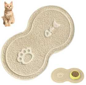 DA152B MATA POD MISKĘ DLA PSA KOTA BEŻ