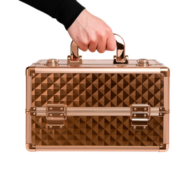 CA40A KUFEREK KOSMETYCZNY DUŻY ROSE GOLD