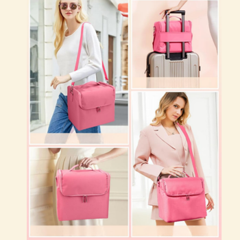 CA33A KUFEREK KOSMETYCZNY RÓŻOWY