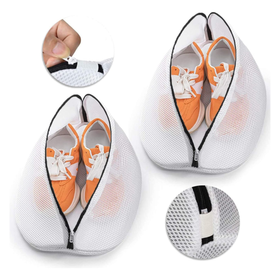 Torba do prania butów 24×42 cm – ochronna siatka do pralki z zamkiem