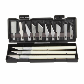 AG607B NOŻYK SKALPEL +  OSTRZA 13PCS