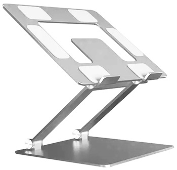 Składany STOLIK do Laptopa regulowany aluminiowy 11-16" srebrny DA117