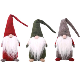 KRASNAL Świąteczny Skrzat w Czapce 44cm 1 sztuka mix kolorów BQ67