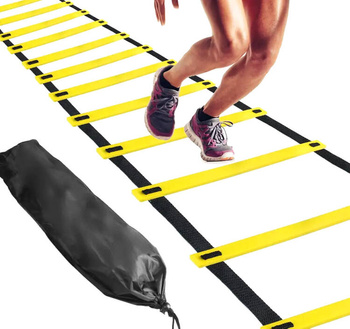 Koordynacyjna DRABINKA Treningowa Mini Zestaw Piłkarski 600cm AG920  