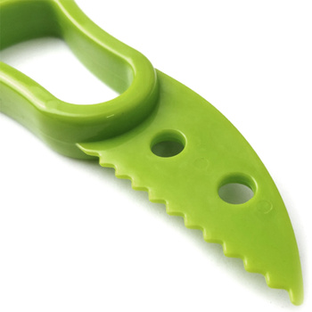 Nóż do Awokado Drylownica 18cm 2w1 zielony AG621A