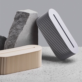 DA444 ORGANIZER PUDEŁKO NA KABLE SZARY