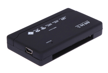 CZYTNIK Kart Pamięci All In One KABEL USB czarny AK219A