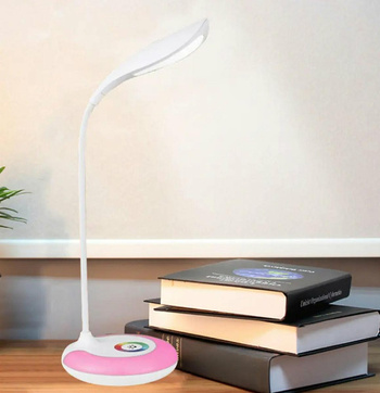 Energooszczędna Nocna LAMPKA Biurkowa Lampa LED RGB 5W biała ZD47A