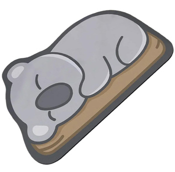 Antypoślizgowy DYWANIK Łazienkowy 58x39cm wzór koala szary DA163A