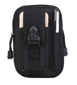 Wodoodporna nerka biodrówka na pasek – etui na telefon i drobiazgi czarna