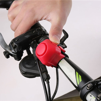 Elektryczny DZWONEK Rowerowy na Kierownicę głośny czarny AG496 