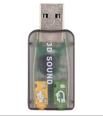 mini KARTA MUZYCZNA Dźwiękowa 3D Surround 5.1 USB AK103