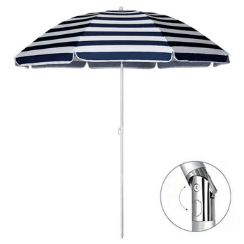 Parasol plażowy XXL 160 cm składany, regulowany – przeciwsłoneczny, na balkon, ogród, taras 