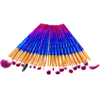 AG798 PĘDZLE DO MAKIJAŻU UNICORN 20 SZT