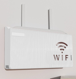 AG986 UCHWYT PÓŁKA NA ROUTER WIFI BIAŁY
