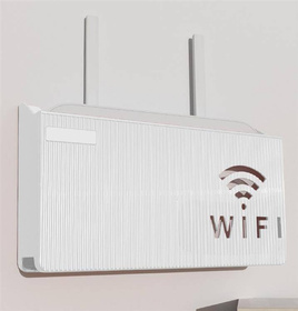 AG986 UCHWYT PÓŁKA NA ROUTER WIFI BIAŁY