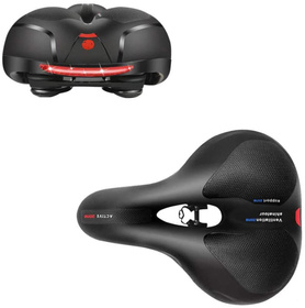 RW5I  ŻELOWE SIODEŁKO ROWEROWE LAMPKA