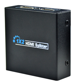 Splitter HDMI 1x2 – Rozdzielacz Sygnału Full HD i 4K, wysoka jakość, 2 wyjścia HDMI czarny HD28C