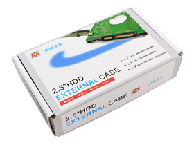 OBUDOWA Dysku Twardego 2,5" USB SATA aluminiowa niebieska AK88F