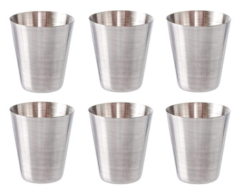 AG171B KIELISZKI TURYSTYCZNE 6szt. STAL