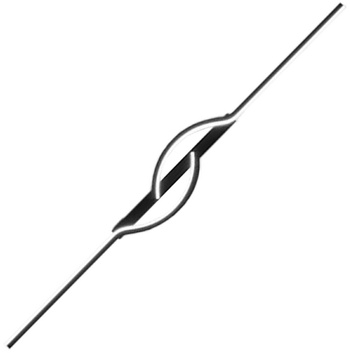 Ozdobny KINKIET LED natynkowy 60cm 10W zimna biel czarny ZD143